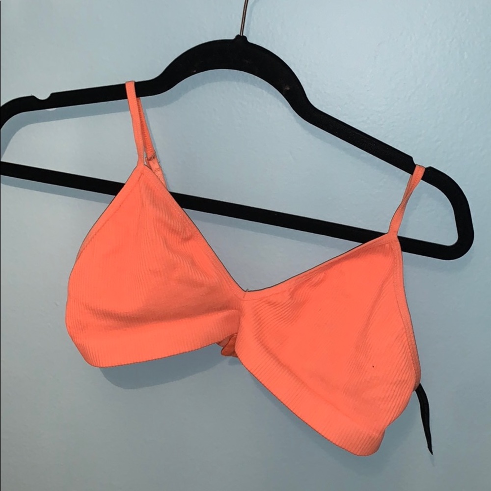 Bright Orange bra!